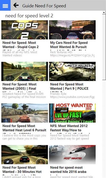 Image 1 for Guide Need For Speed : Mo…