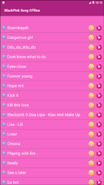 Image 0 for BlackPink Songs Offline