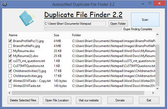 Image 0 for Duplicate File Finder