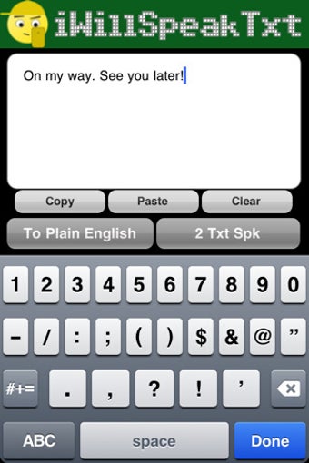 Image 0 for iWillSpeakTxt