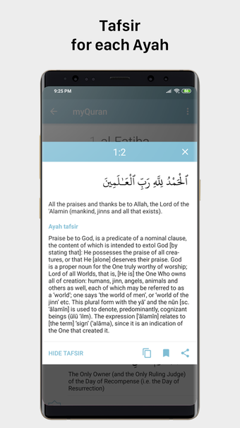 Imagen 1 para myQuran - The Holy Quran