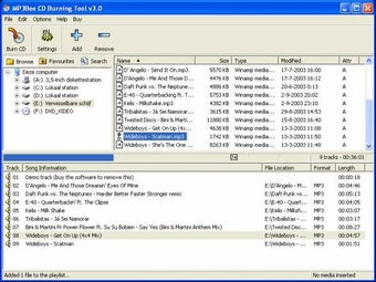 Image 0 for MP3Bee CD Burning Tool