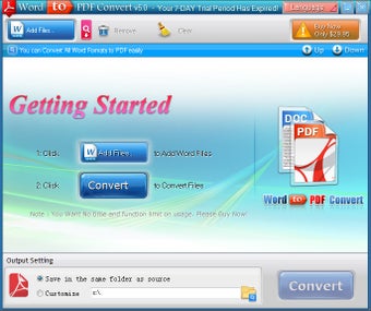 Image 0 for Word to PDF Convert