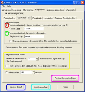 Imagen 1 para VaySoft SWF to EXE Conver…