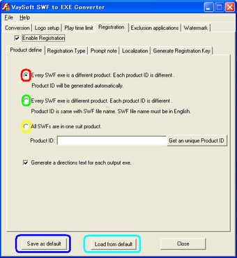 Imagen 0 para VaySoft SWF to EXE Conver…