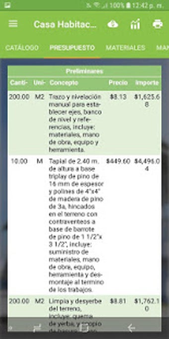 Image 2 for Calculadora Materiales de…