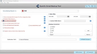 Image 0 for Gmail Email Backup Tool