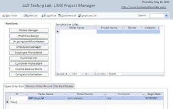 Imagen 0 para LIMS Project Management S…