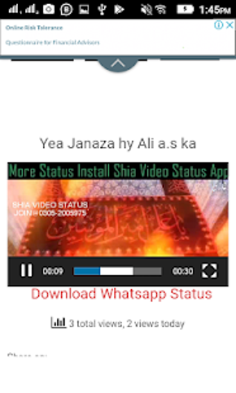 Image 1 for Noha Video Status
