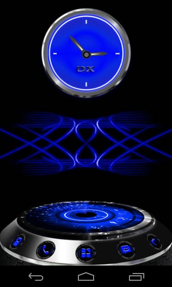Imagen 1 para Next Launcher Alien Blue …