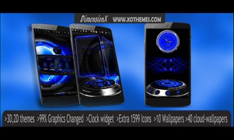 Imagen 3 para Next Launcher Alien Blue …