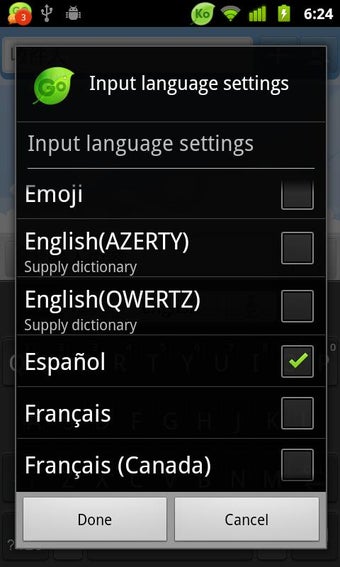 Imagen 0 para Spanish for GO Keyboard