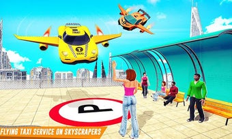 Image 1 for Flying Car Yellow Cab Cit…