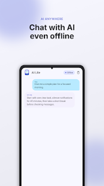 Imagen 0 para AI Lite: Offline AI Chat