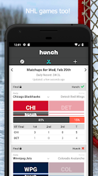 Image 1 for Hunch -  Sports Pick 'Em