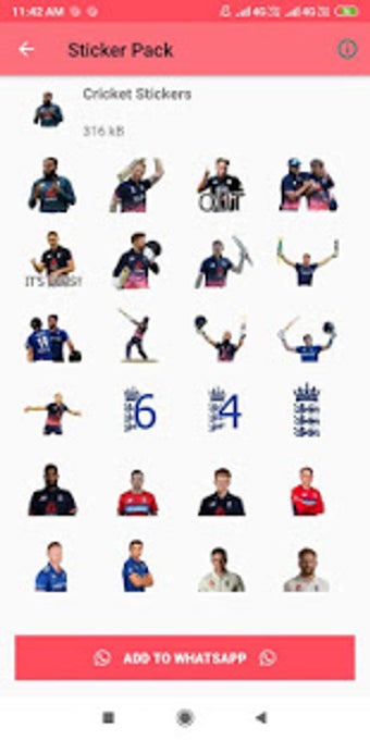 Imagen 3 para Cricket Stickers for What…