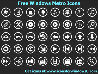 Image 0 for Free Windows Metro Icons