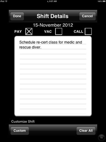 Imagen 2 para Shift Calendar