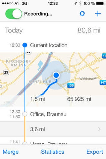 Image 0 for Tour: Mileage Log - simpl…