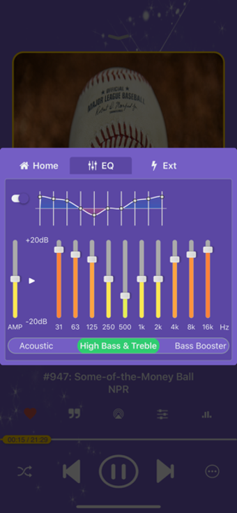 Image 1 for Equalizer Player