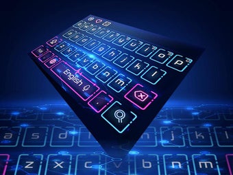 Image 0 for Neon Keyboard Theme