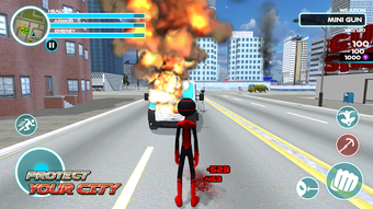 Image 0 for Spider Stickman Rope Hero…