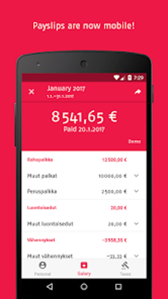 Imagen 0 para Simo  payslips from Silta