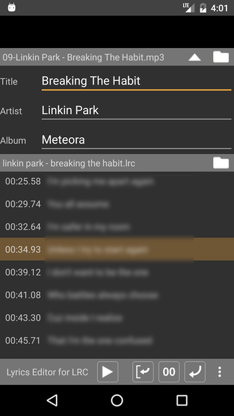 Imagen 0 para Lyrics Editor for LRC