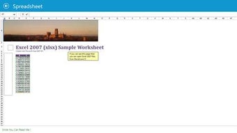 Image 1 for XLSX Viewer Free for Wind…