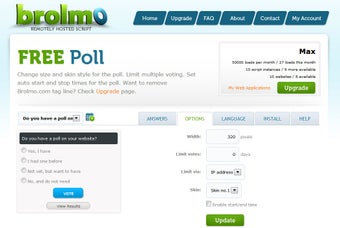 Image 0 for Brolmo Web Poll