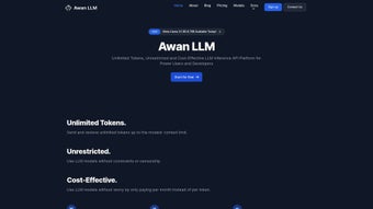 Image 0 for Awan LLM