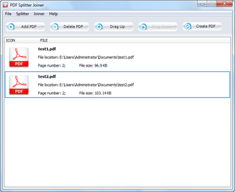 Image 0 for PDF Splitter Joiner