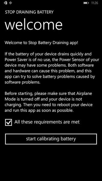 Imagen 0 para Stop Draining Battery for…