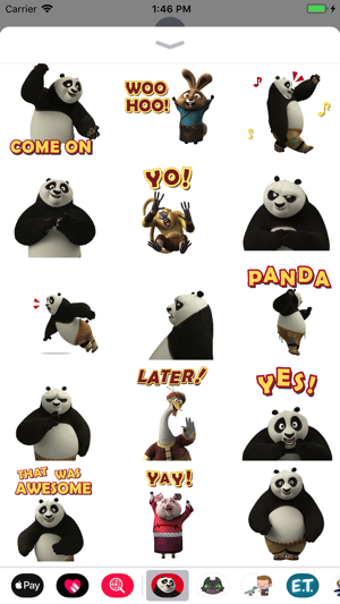 Image 0 for Kung Fu Panda Stickers