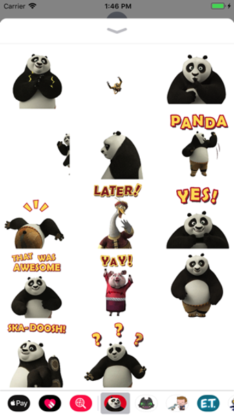 Image 1 for Kung Fu Panda Stickers