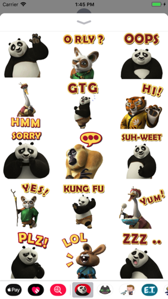 Image 2 for Kung Fu Panda Stickers