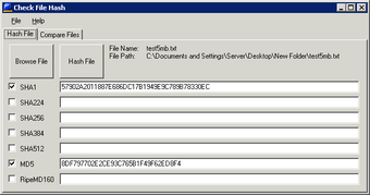 Imagen 0 para Check File Hash