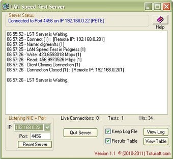 Image 0 for LAN Speed Test Server