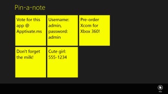 Image 1 for Pin-a-note for Windows 8