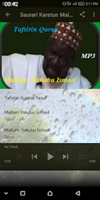 Imagen 0 para Mal. Yakubu Ismael Tafsir