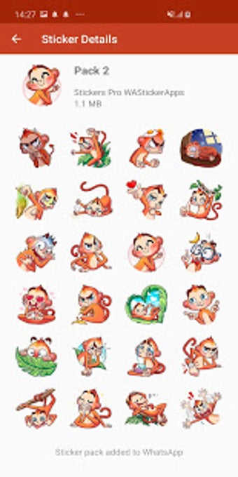 Image 3 for New Funny Monkey Stickers…