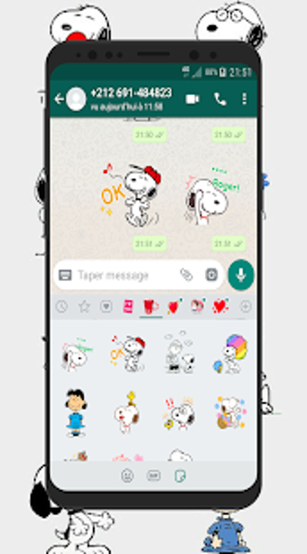 Imagen 3 para Cute Snoopy Stickers For …