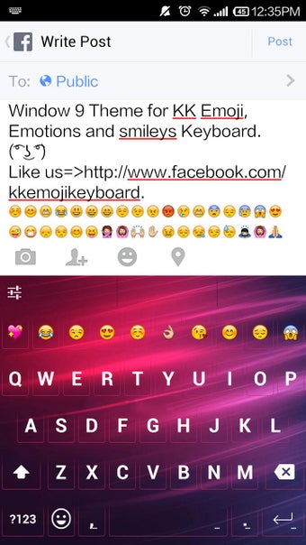 Image 0 for Color 9 Emoji Keyboard