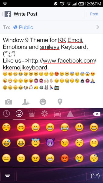 Imagen 1 para Color 9 Emoji Keyboard