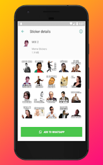 Image 2 for WAStickerApps - Memes Fra…