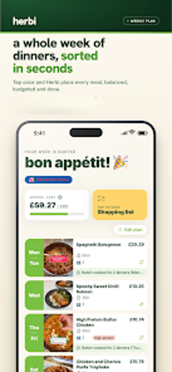 Image 0 for Herbi: Meal Planner  Reci…