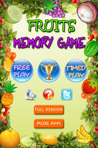 Image 0 for Fruits Memory Game lite