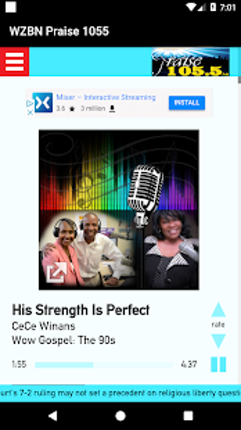 Image 0 for WZBN Praise 1055