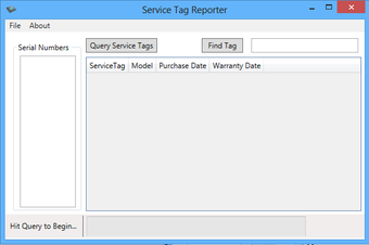 Image 0 for Service Tag Reporter
