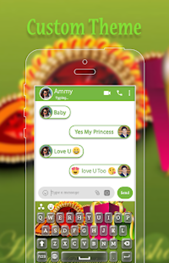 Image 3 for Rakhi Keyboard Theme